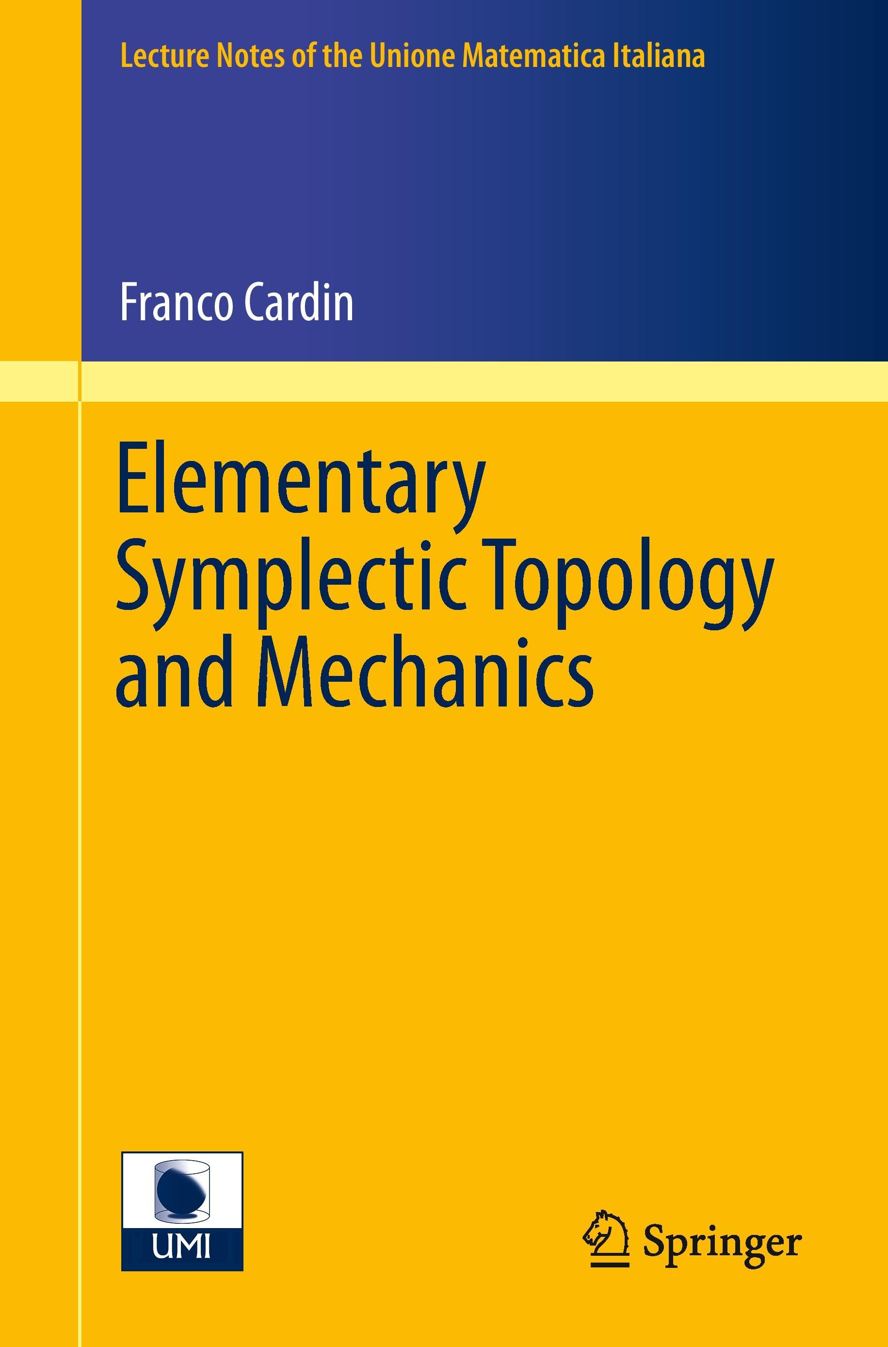 Vorderes Coverbild Elementary Symplectic Topology and Mechanics