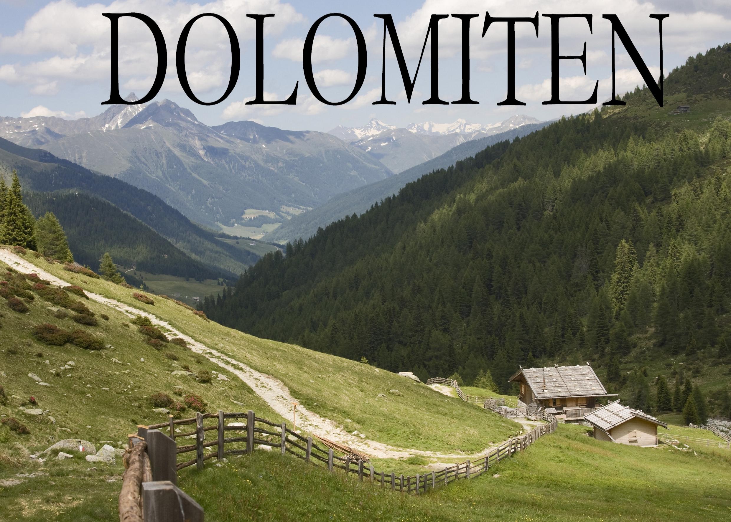 Vorderes Coverbild Bildband Dolomiten