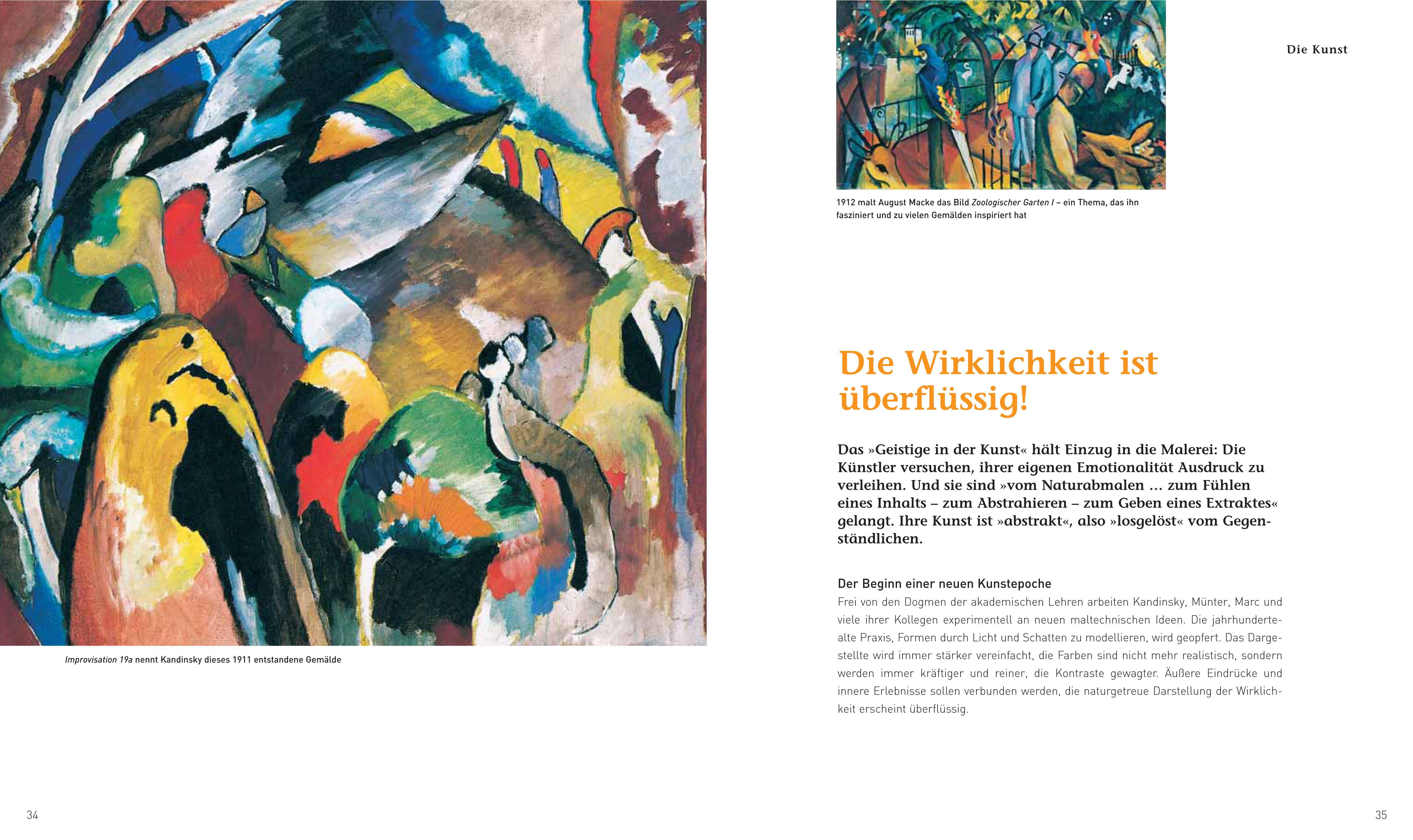 Beispielinhalt (Bild) Der Blaue Reiter