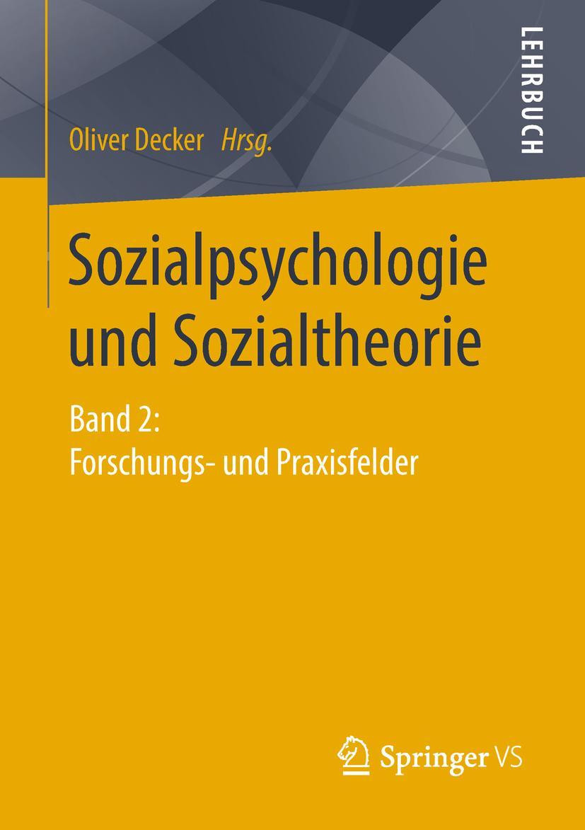 Vorderes Coverbild Sozialpsychologie und Sozialtheorie