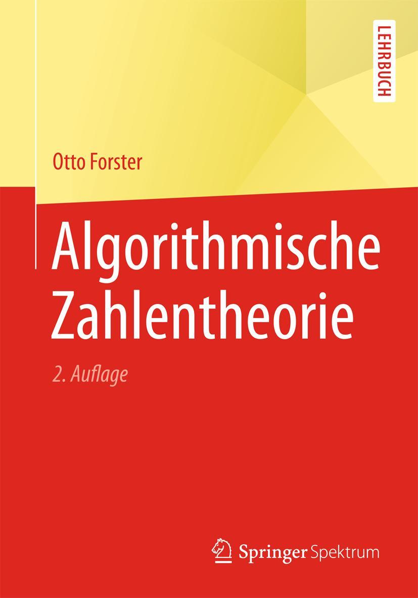 Vorderes Coverbild Algorithmische Zahlentheorie