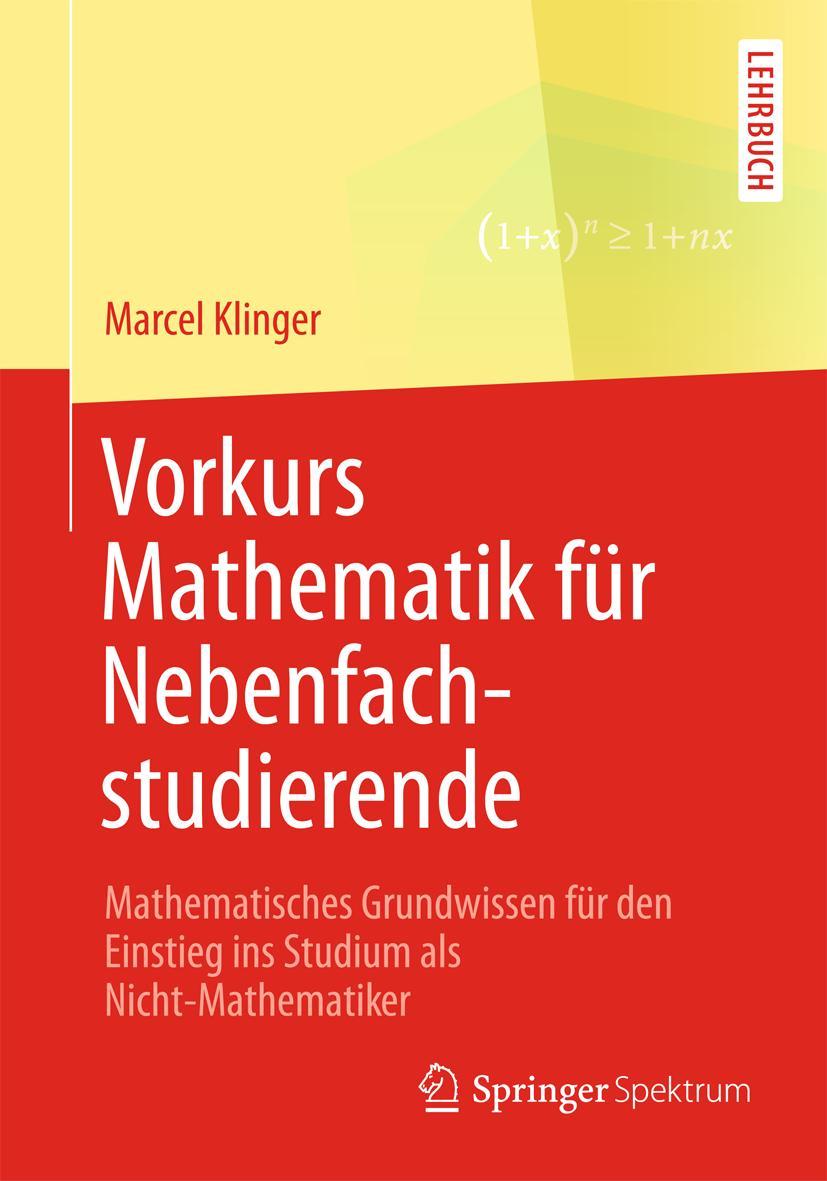 Vorderes Coverbild Vorkurs Mathematik für Nebenfachstudierende
