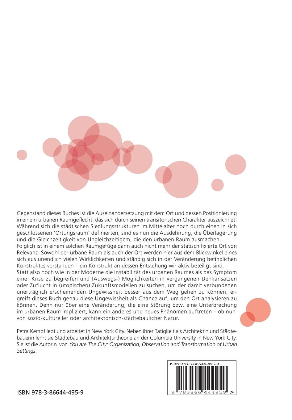 Rückseitencover (K)ein Ort Nirgends ; der Transitraum im urbanen Netzwerk