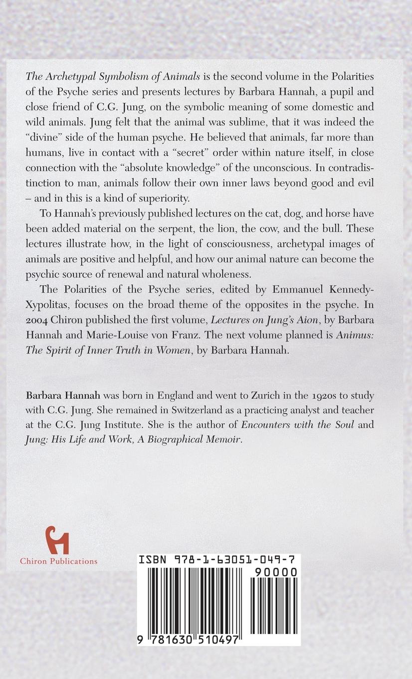 Rückseitencover The Archetypal Symbolism of Animals