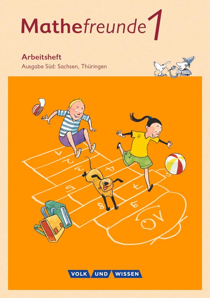 Vorderes Coverbild Mathefreunde 1. Schuljahr. Arbeitsheft Süd