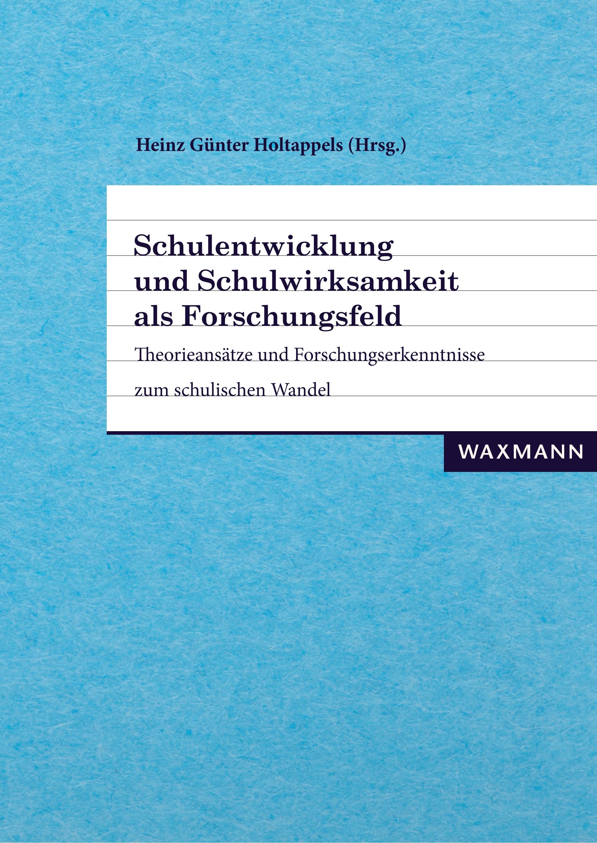 Vorderes Coverbild Schulentwicklung und Schulwirksamkeit als Forschungsfeld