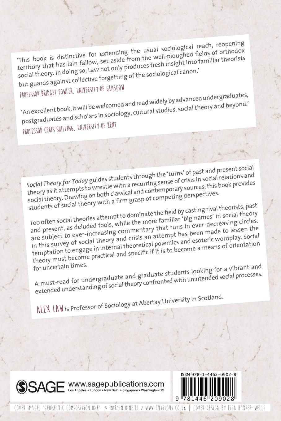 Rückseitencover Social Theory for Today