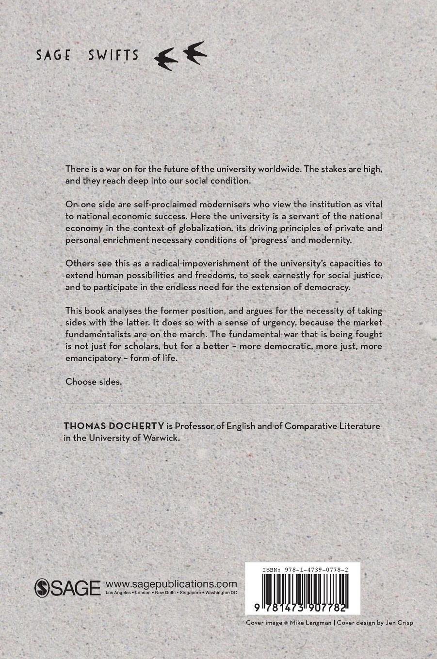 Rückseitencover Universities at War