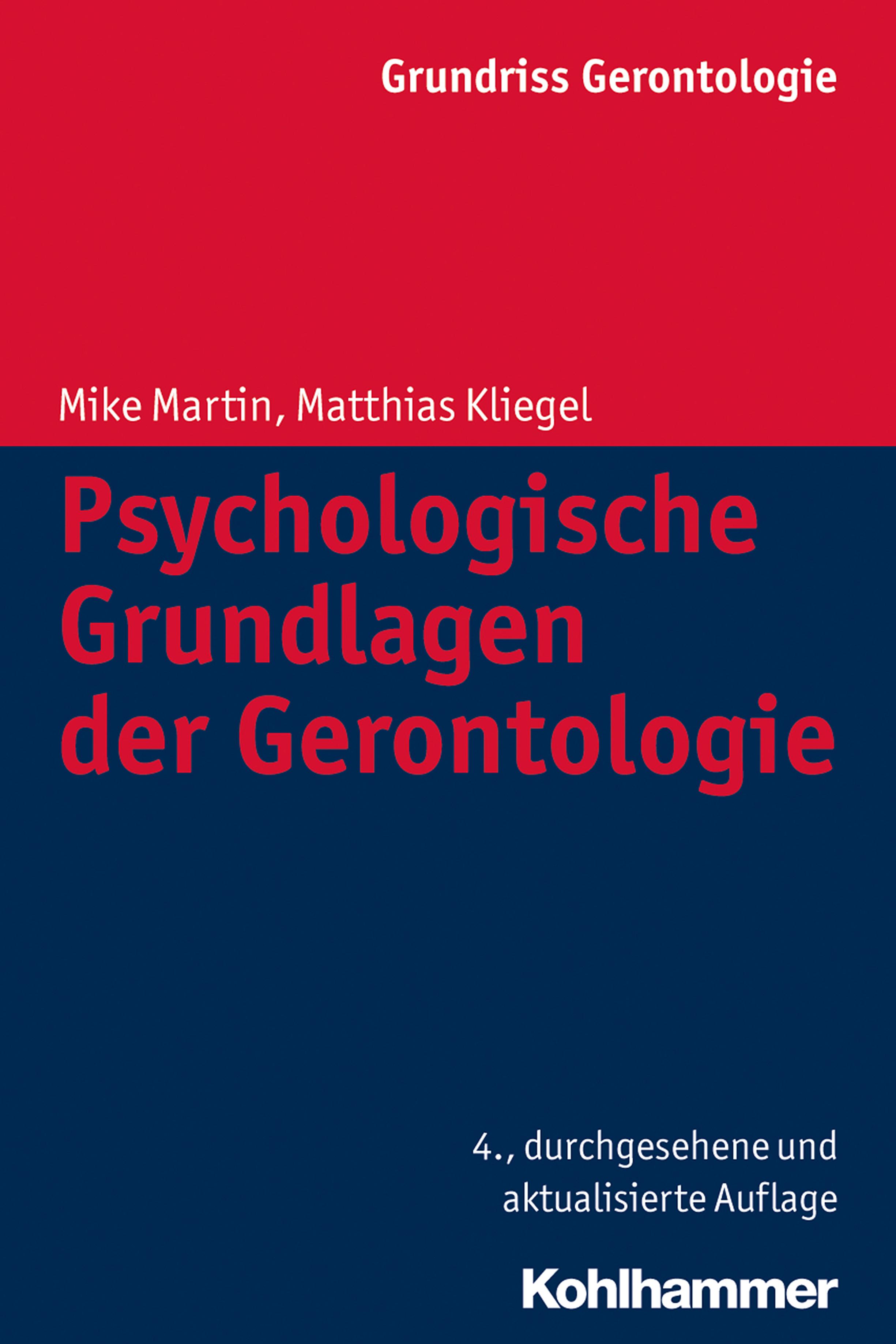 Vorderes Coverbild Psychologische Grundlagen der Gerontologie