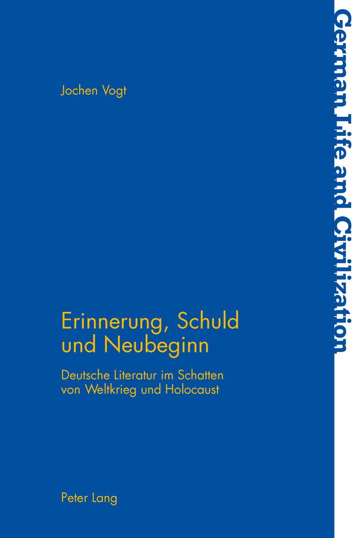 Vorderes Coverbild Erinnerung, Schuld und Neubeginn