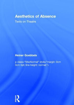 Vorderes Coverbild Aesthetics of Absence