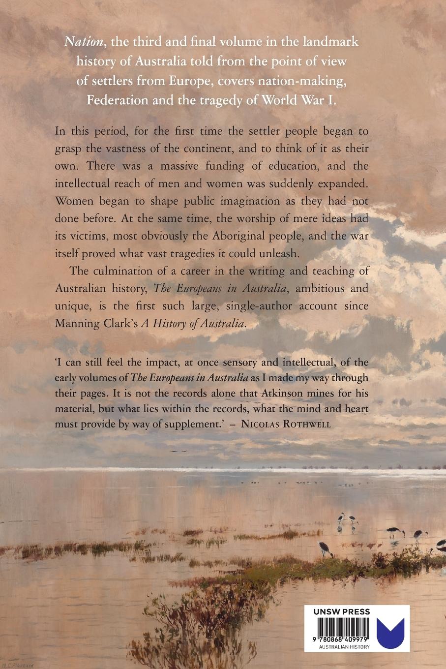 Rückseitencover The Europeans in Australia