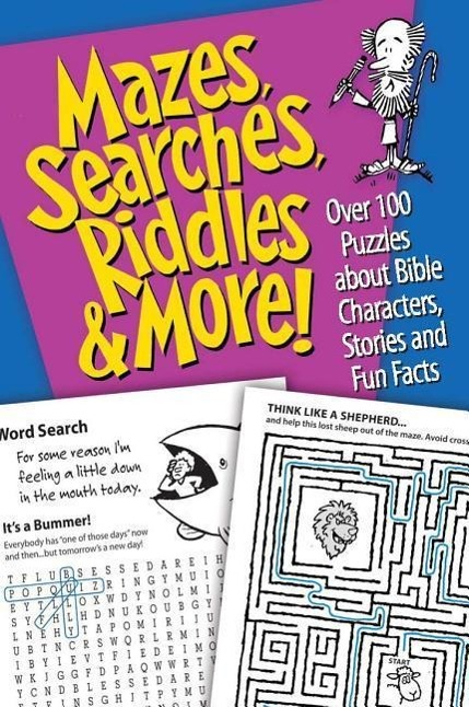 Vorderes Coverbild Mazes, Searches, Riddles & More: Over 1,000 Puzzles about Bible Characters, Stories, and Fun Facts