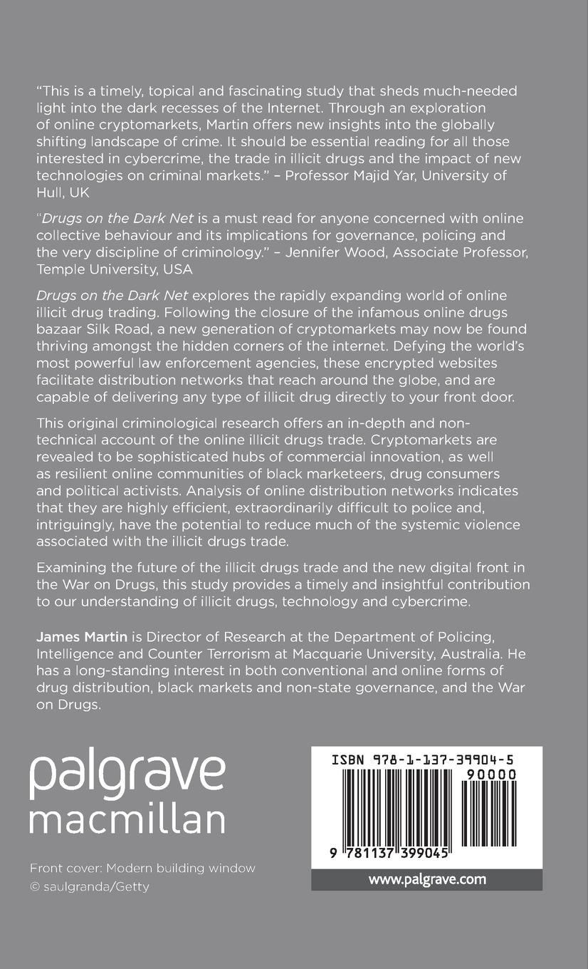 Rückseitencover Drugs on the Dark Net