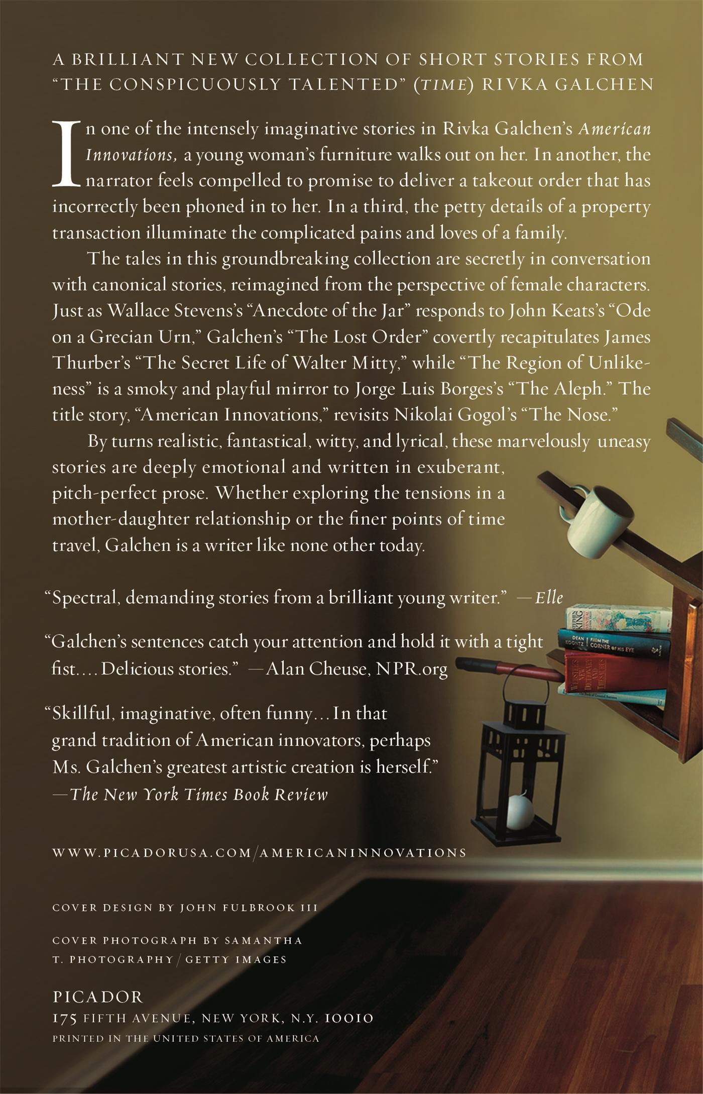 Rückseitencover AMERICAN INNOVATIONS