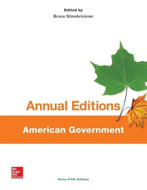 Vorderes Coverbild Annual Editions: American Government, 45/E