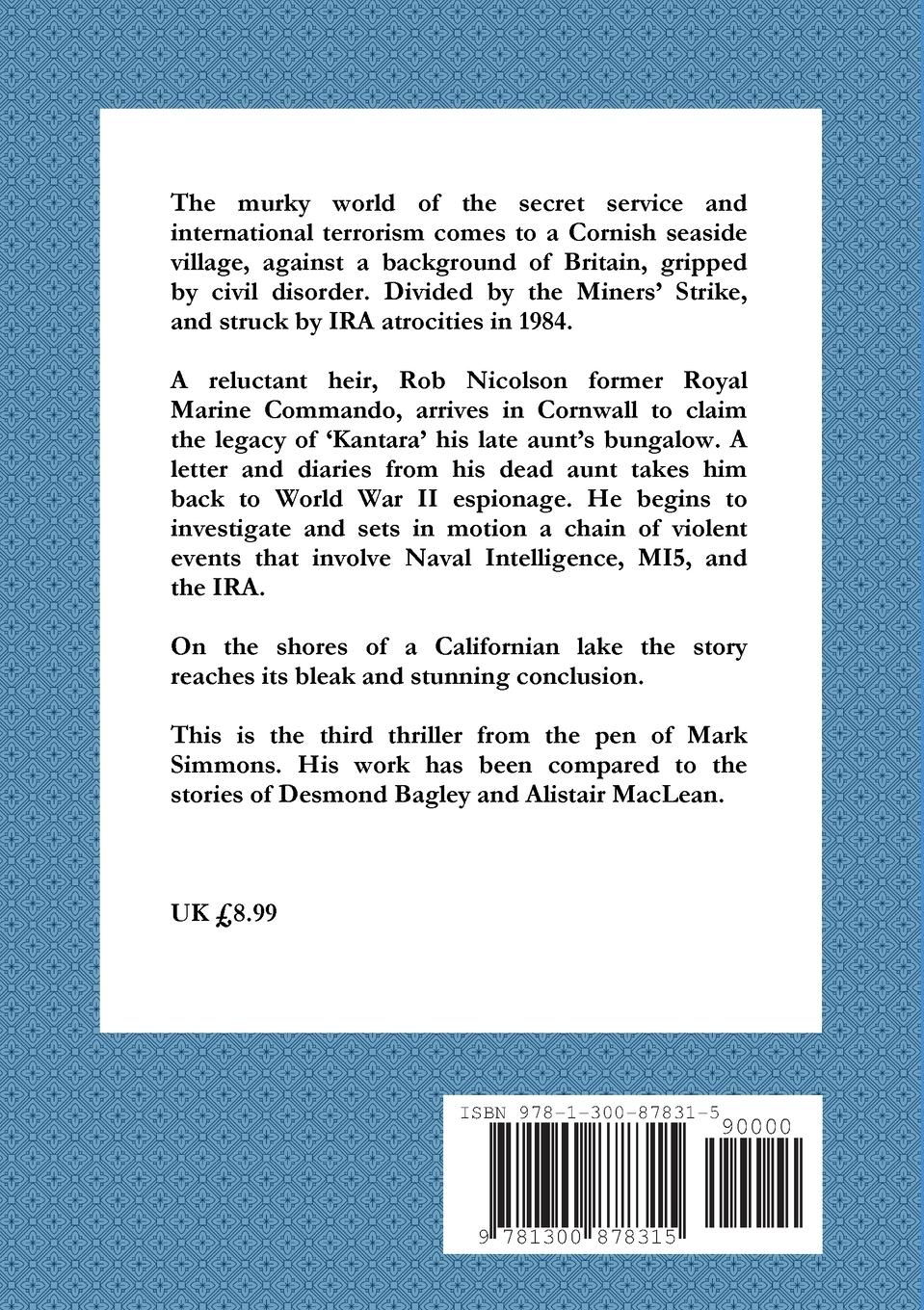 Rückseitencover Room 39 & The Cornish Legacy