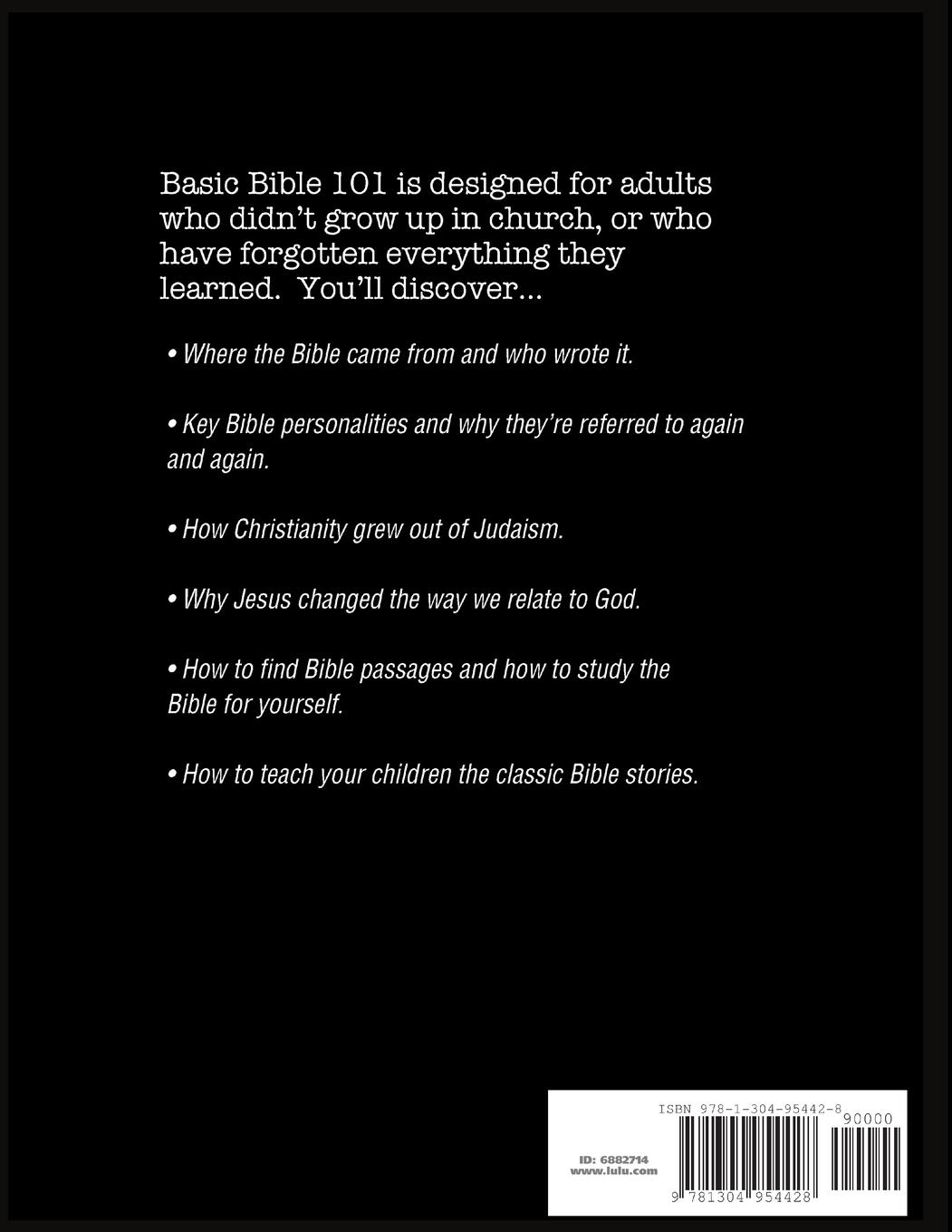 Rückseitencover Basic Bible 101 New Testament Student Workbook