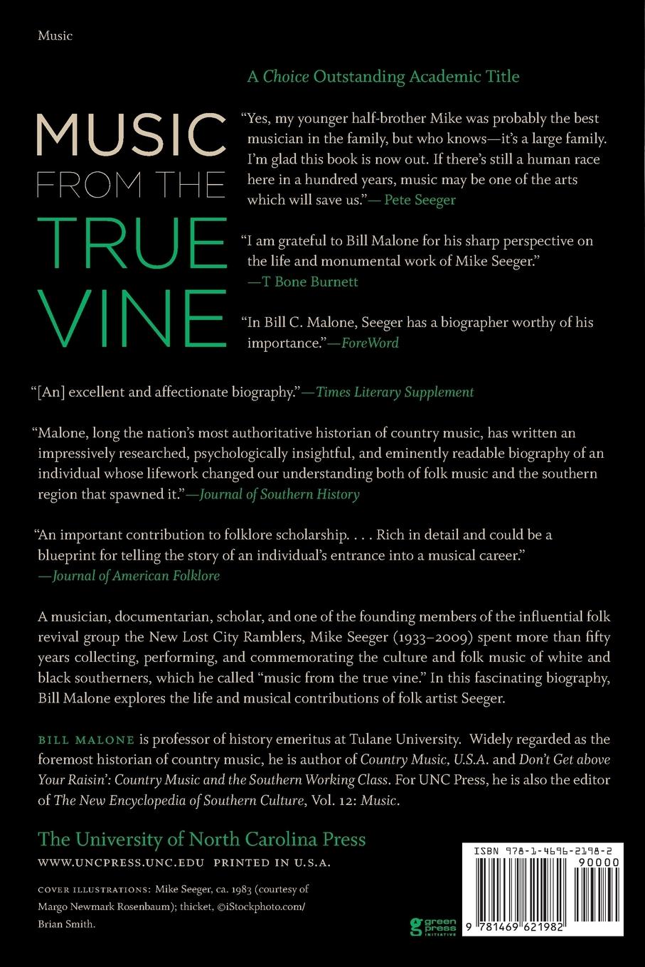 Rückseitencover Music from the True Vine