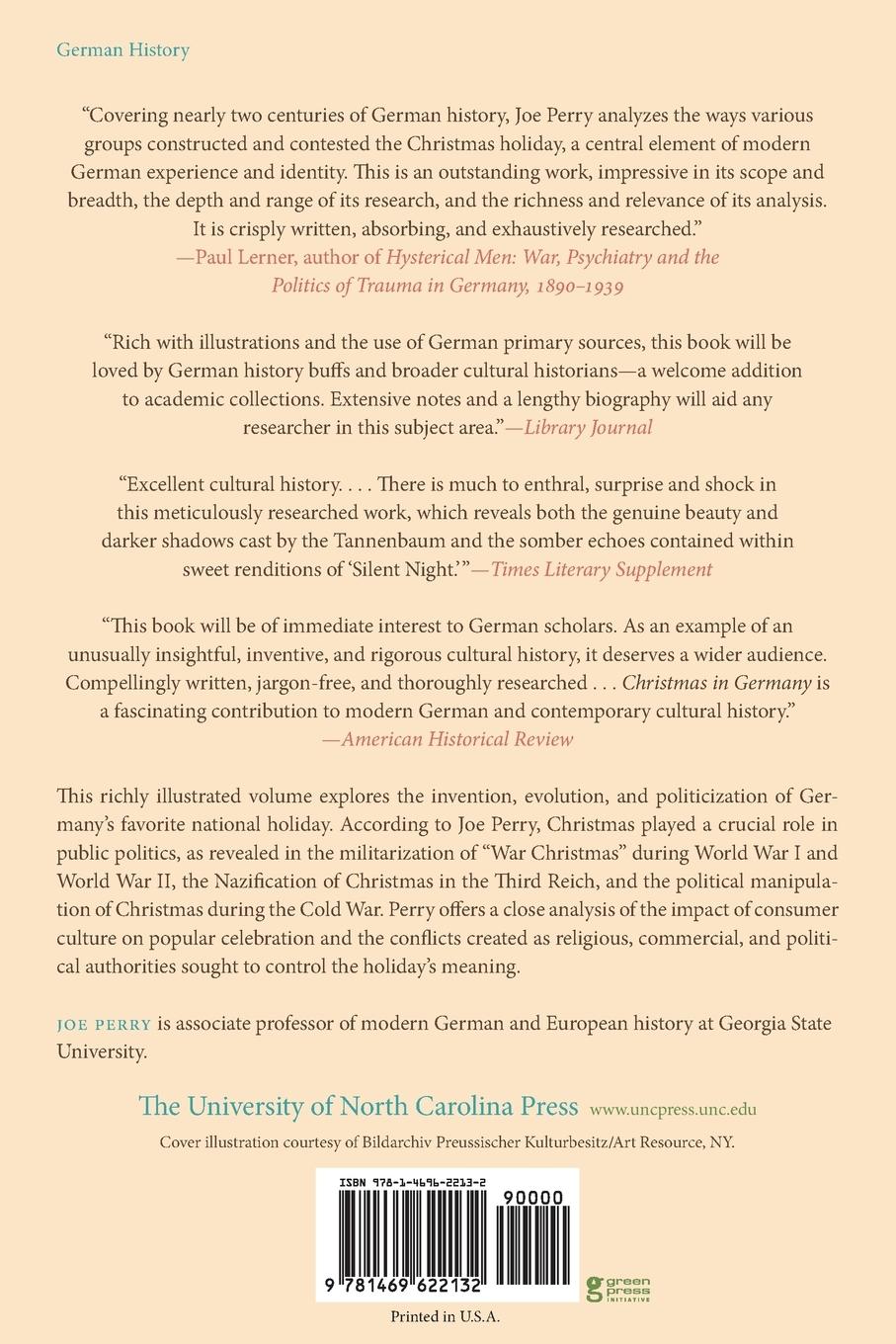 Rückseitencover Christmas in Germany