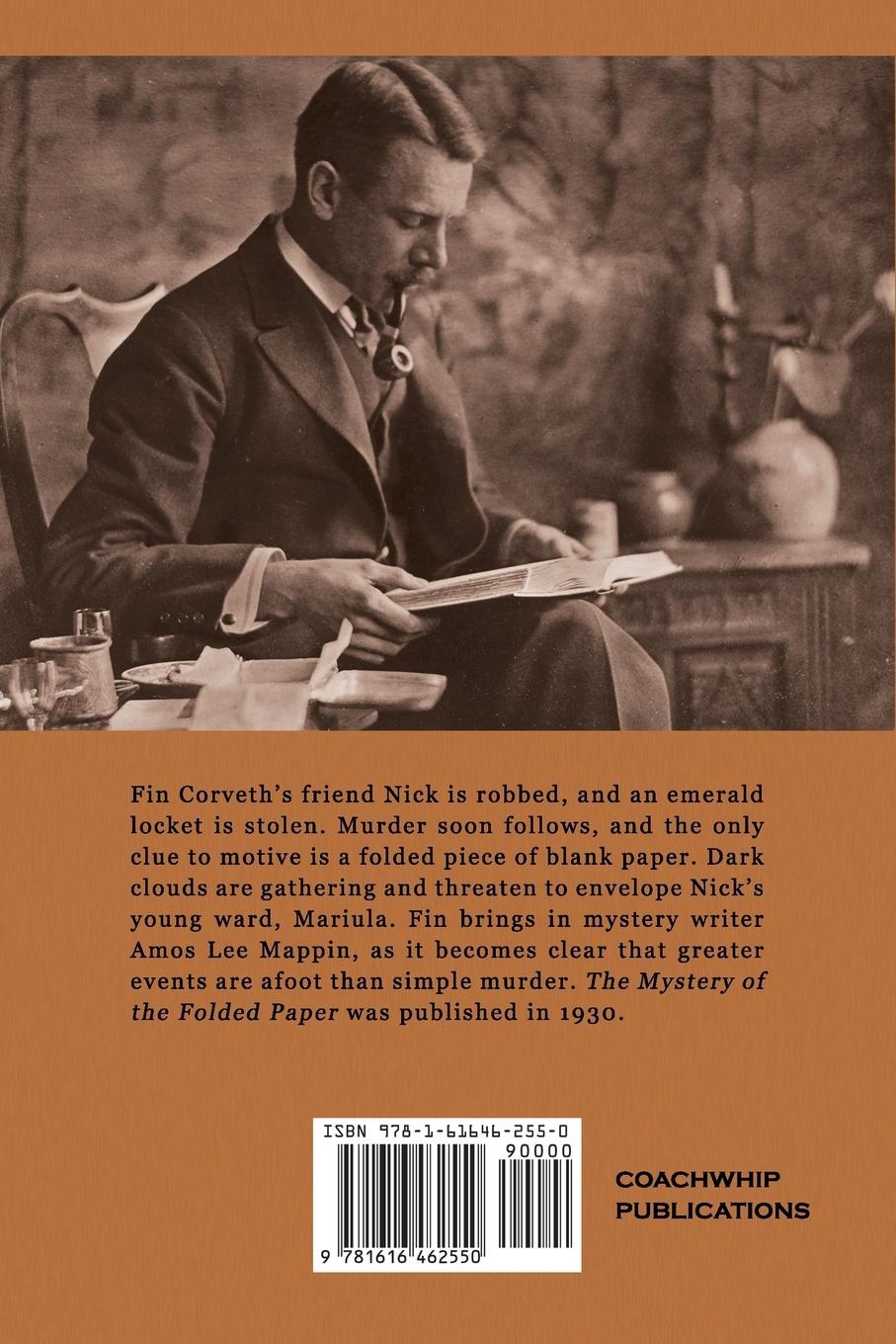 Rückseitencover The Mystery of the Folded Paper (an Amos Lee Mappin Mystery)