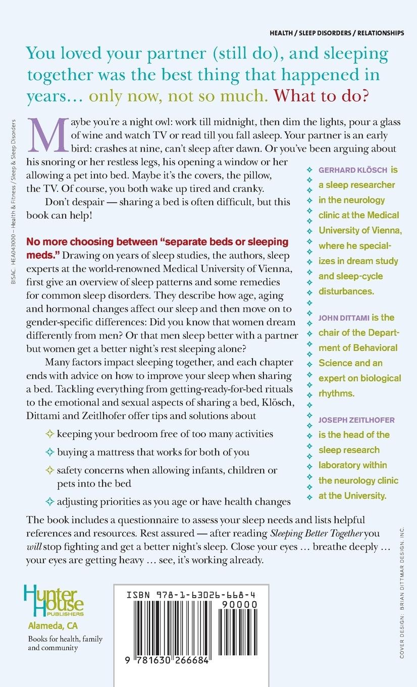 Rückseitencover Sleeping Better Together
