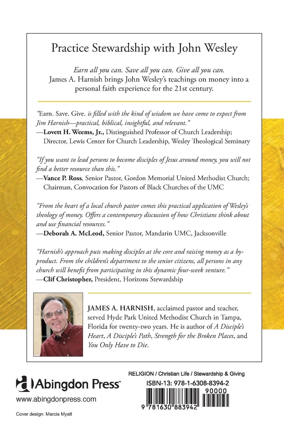 Rückseitencover Earn. Save. Give. [Large Print]