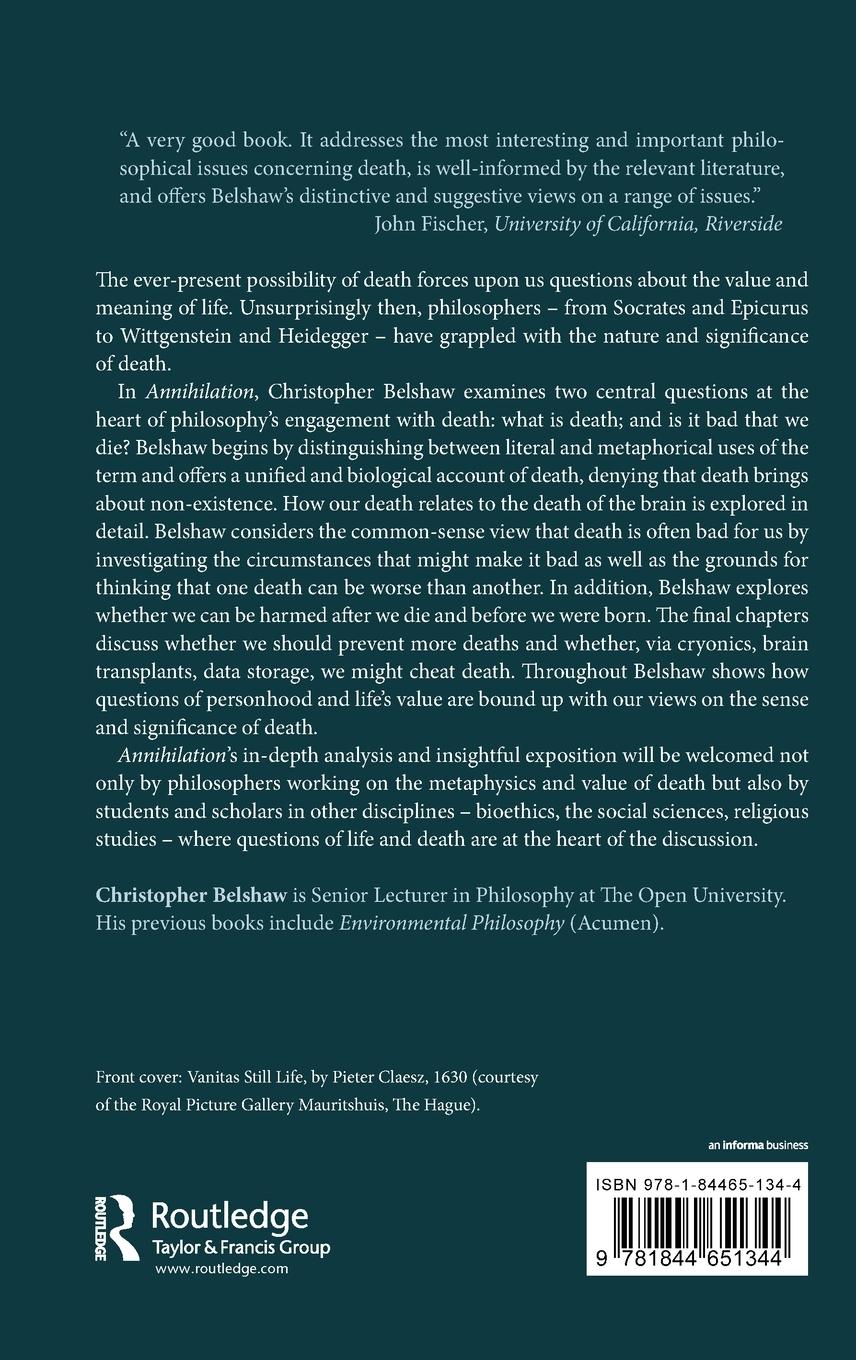 Rückseitencover Annihilation