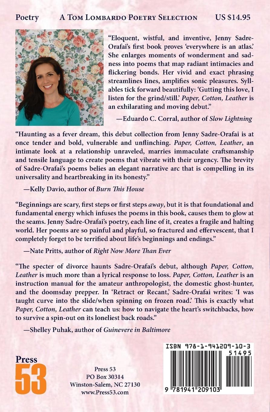 Rückseitencover Paper, Cotton, Leather