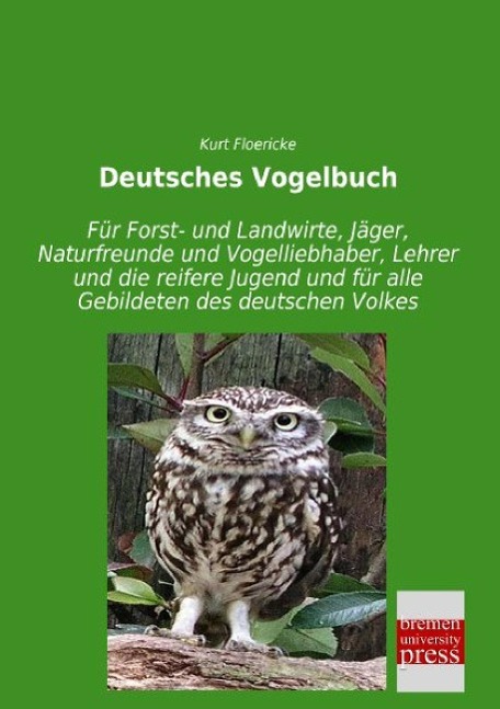 Vorderes Coverbild Deutsches Vogelbuch