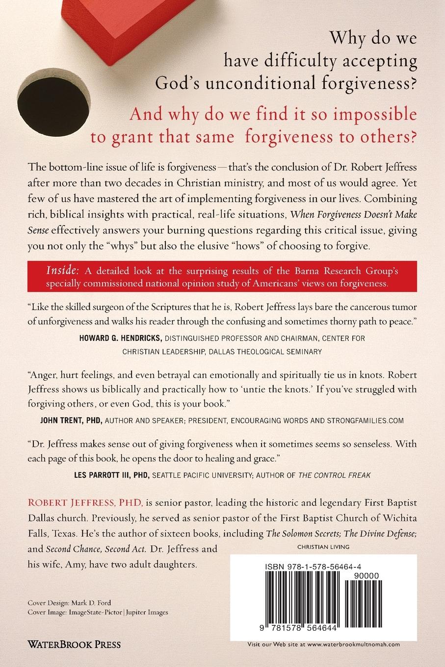 Rückseitencover When Forgiveness Doesn't Make Sense