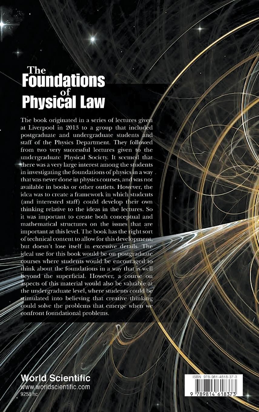 Rückseitencover FOUNDATIONS OF PHYSICAL LAW, THE