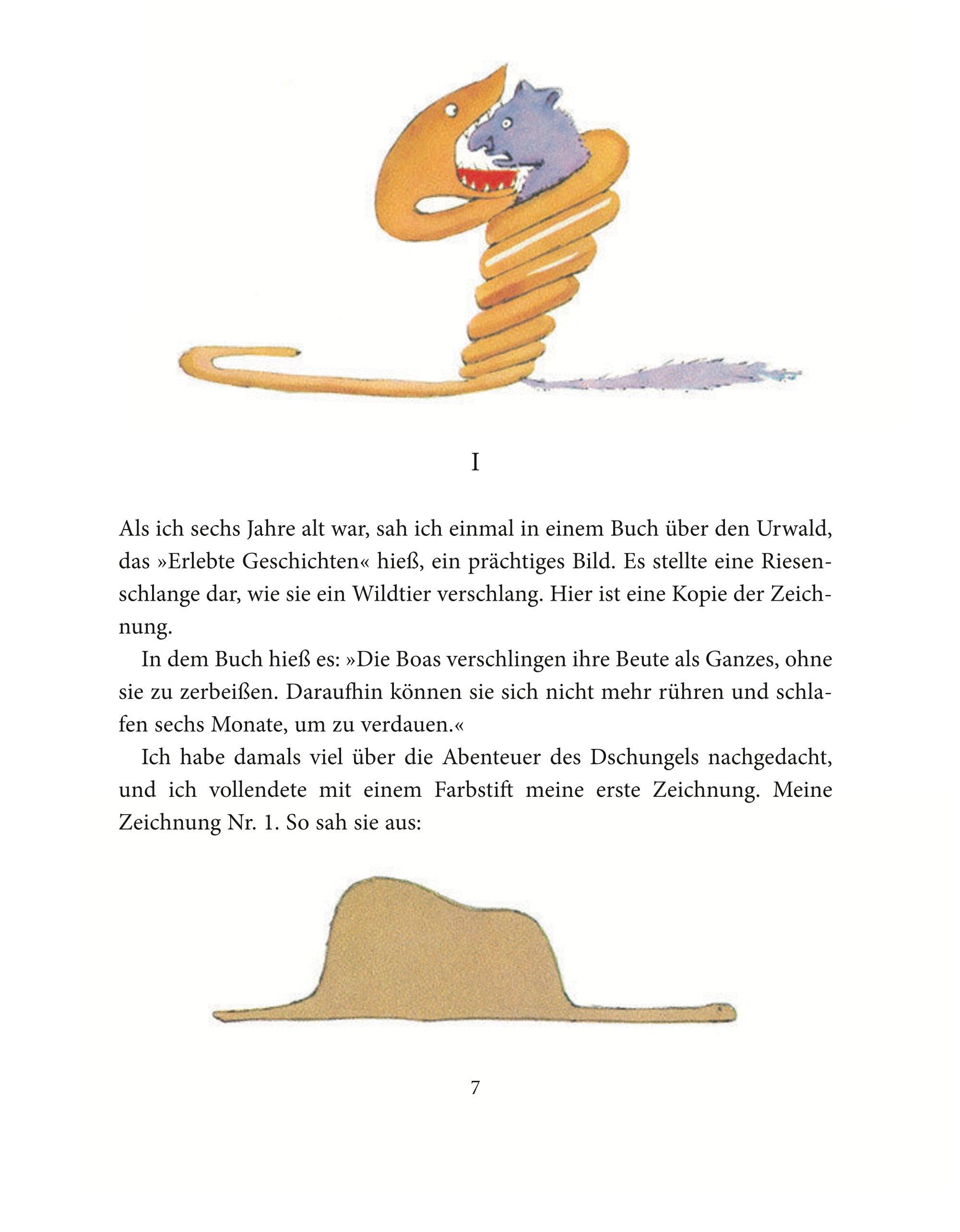 Beispielinhalt (Bild) Der Kleine Prinz. Die Originalausgabe