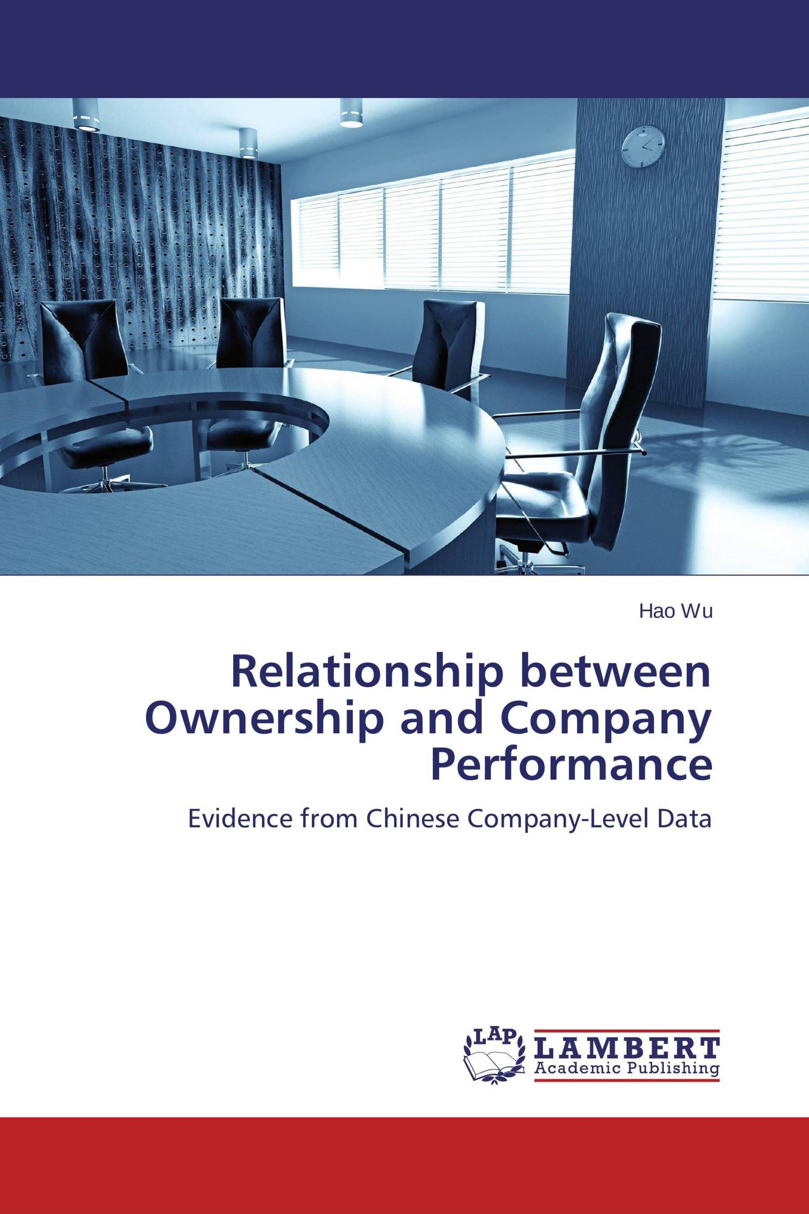 Vorderes Coverbild Relationship between Ownership and Company Performance