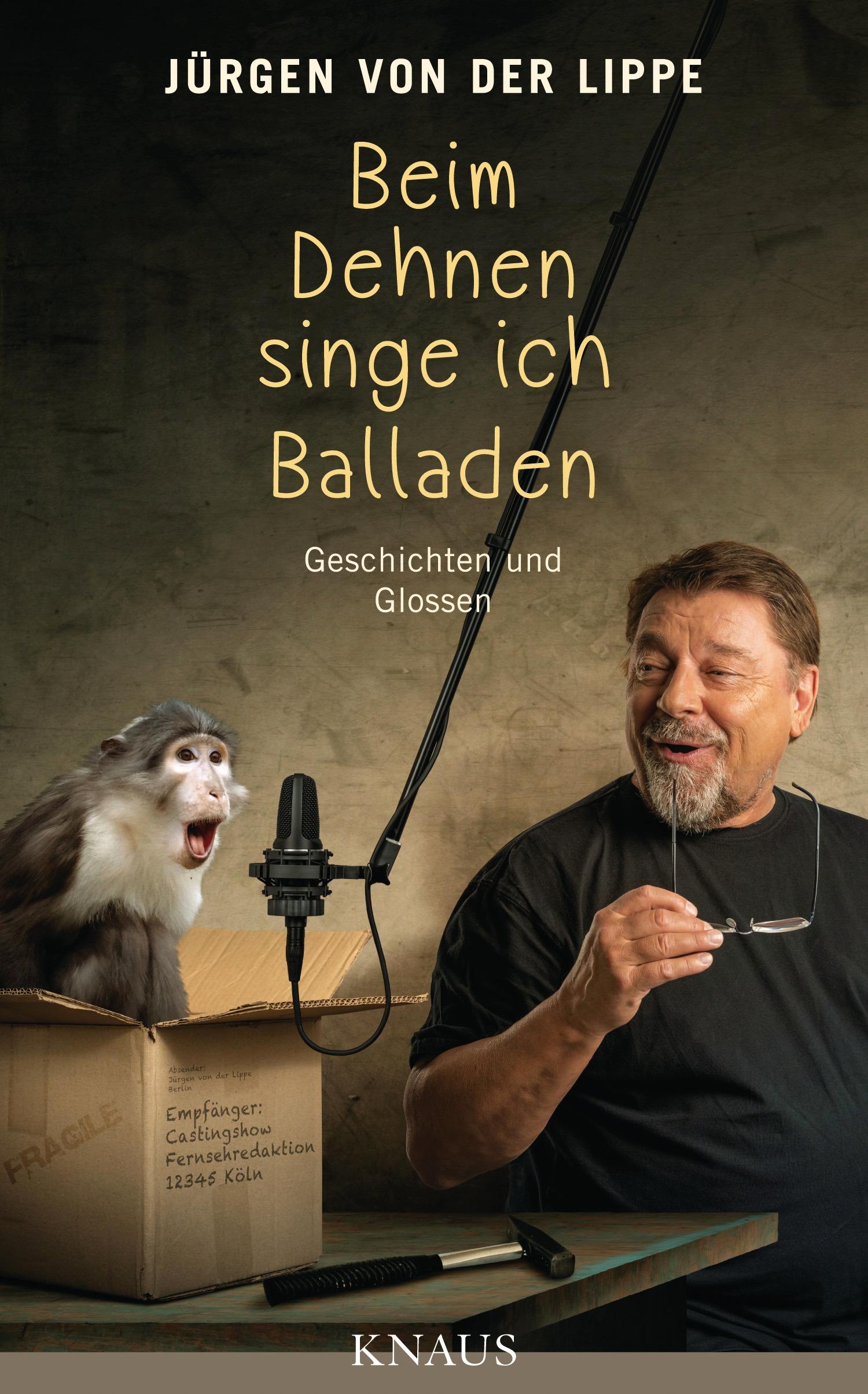 Vorderes Coverbild Beim Dehnen singe ich Balladen