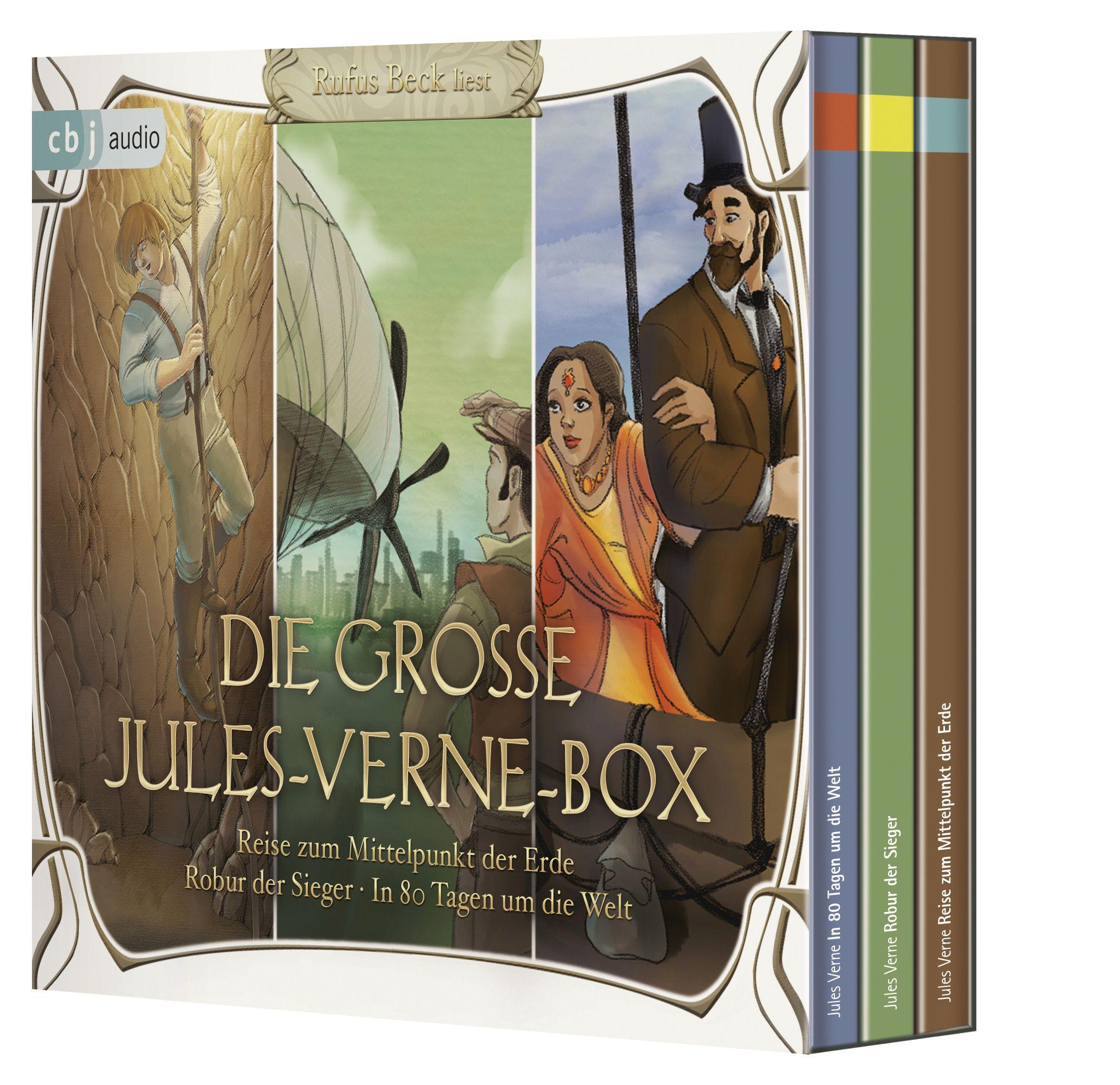 Vorderes Coverbild Die große Jules-Verne-Box