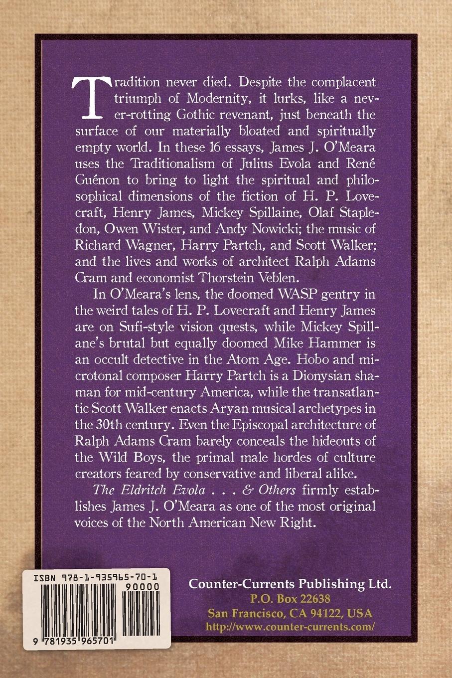 Rückseitencover The Eldritch Evola and Others