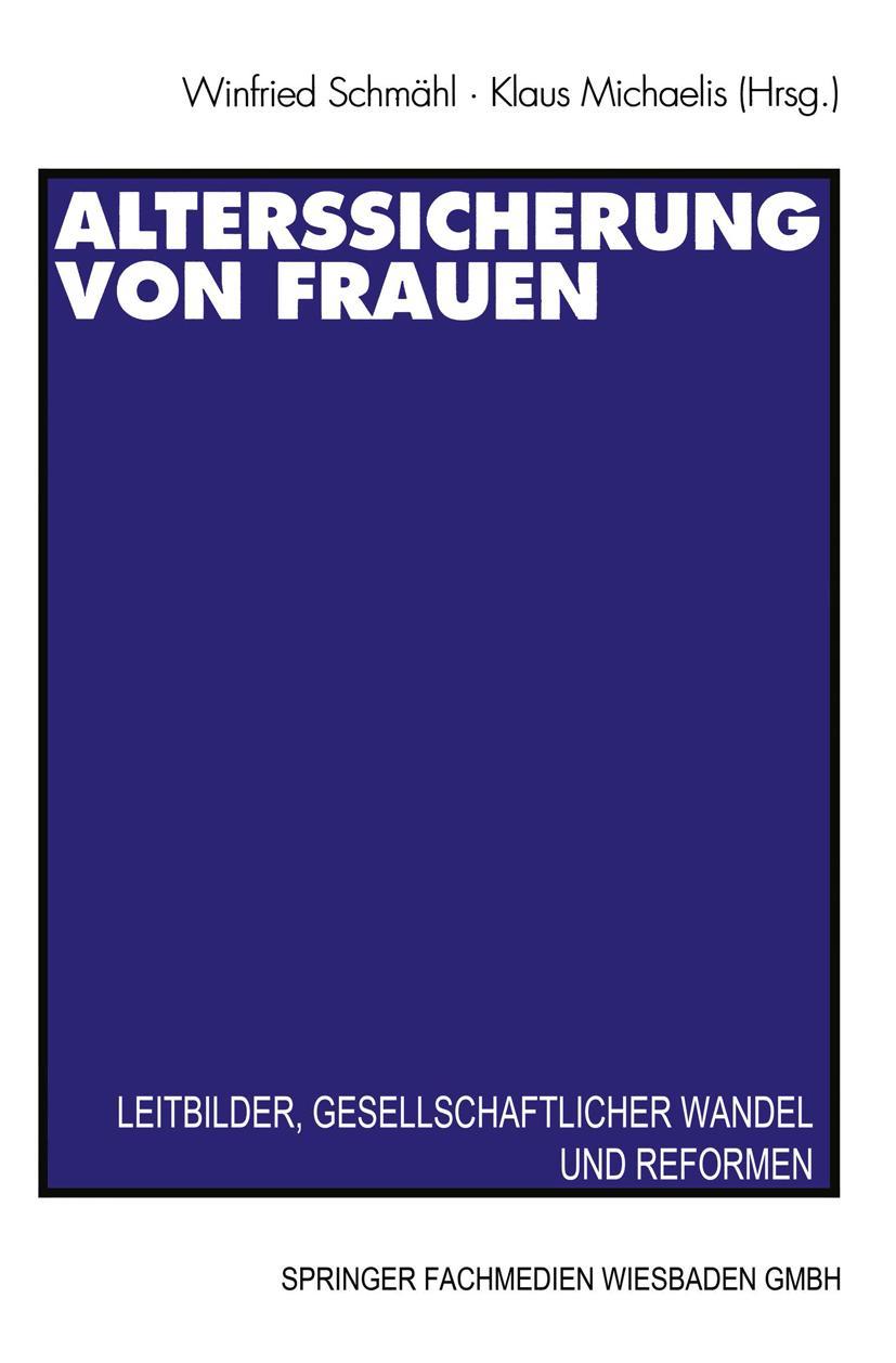 Vorderes Coverbild Alterssicherung von Frauen