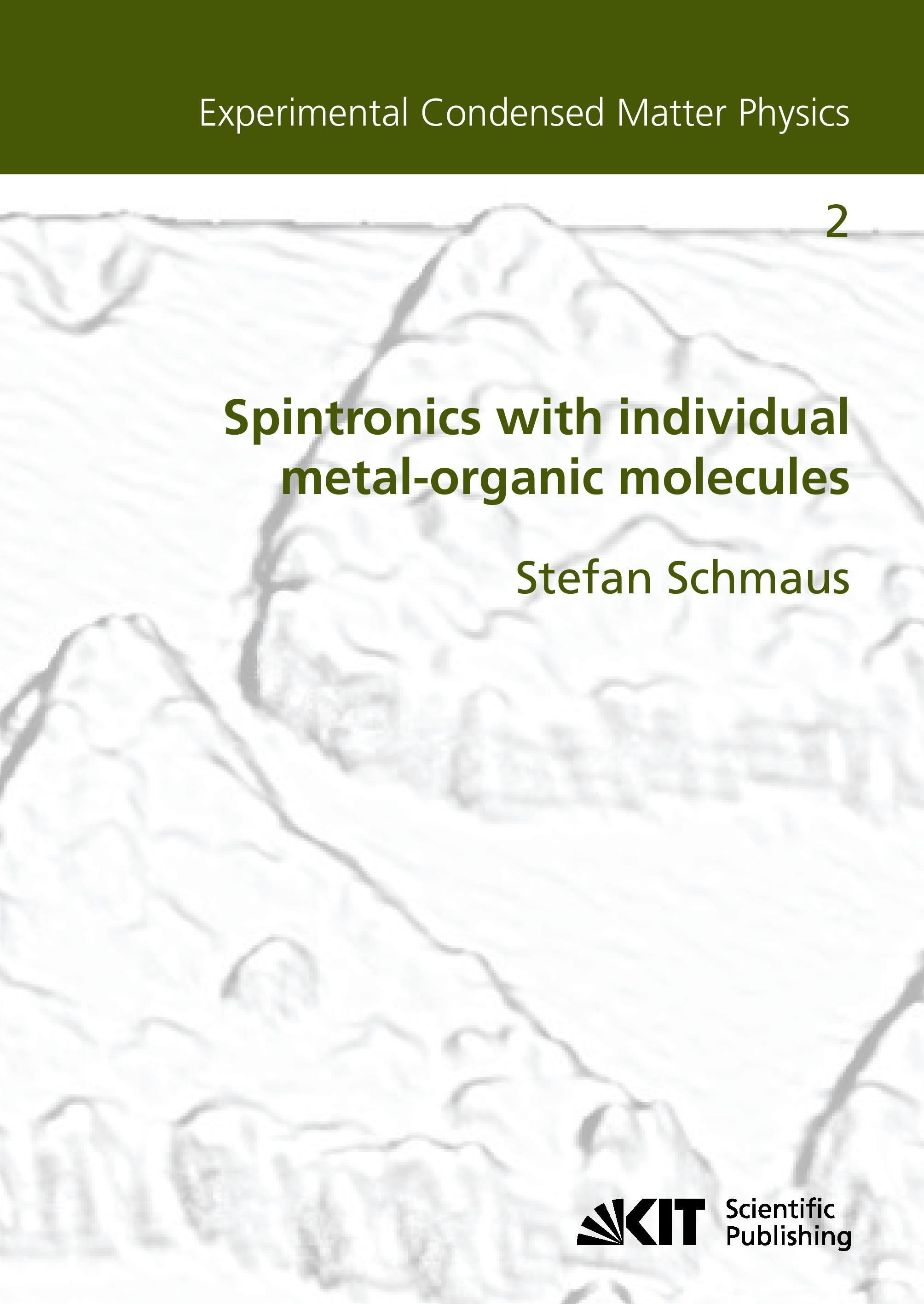 Vorderes Coverbild Spintronics with individual metal-organic molecules