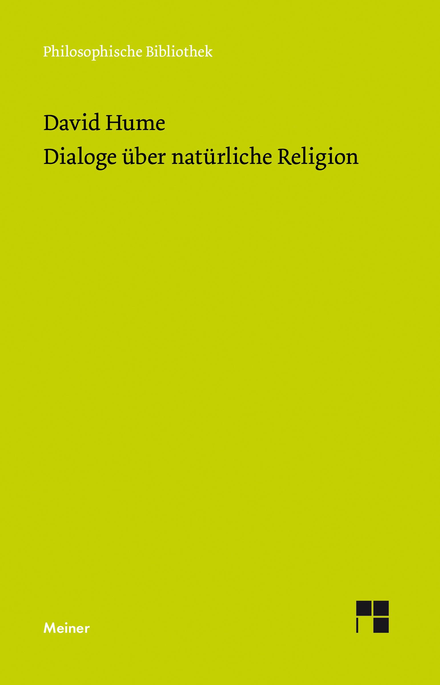 Vorderes Coverbild Dialoge über natürliche Religion