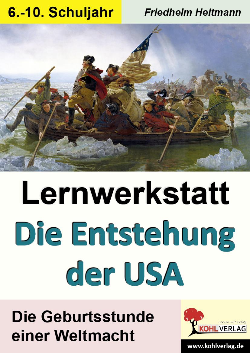 Vorderes Coverbild Lernwerkstatt Die Entstehung der USA