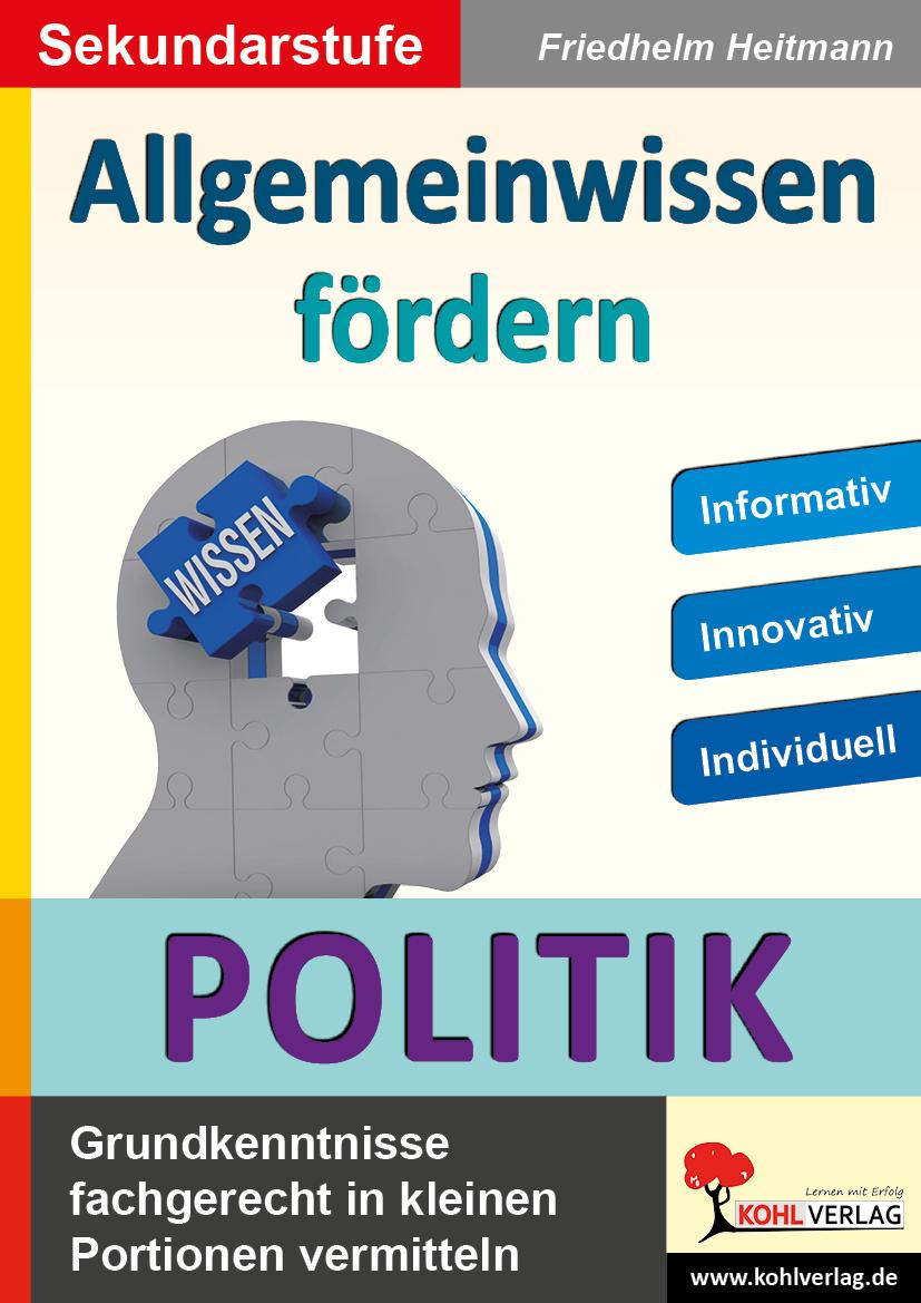 Vorderes Coverbild Allgemeinwissen fördern POLITIK