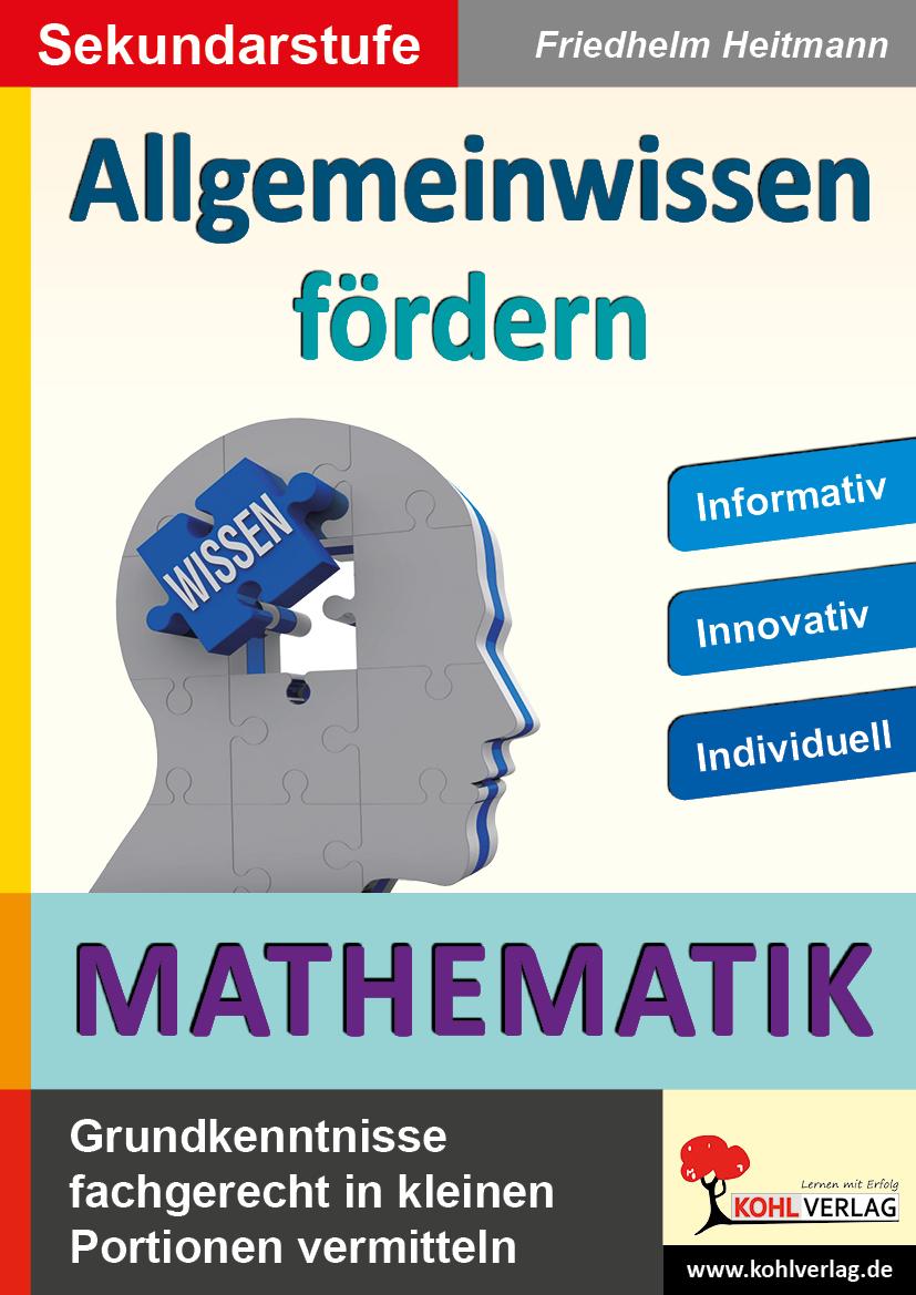 Vorderes Coverbild Allgemeinwissen fördern MATHEMATIK