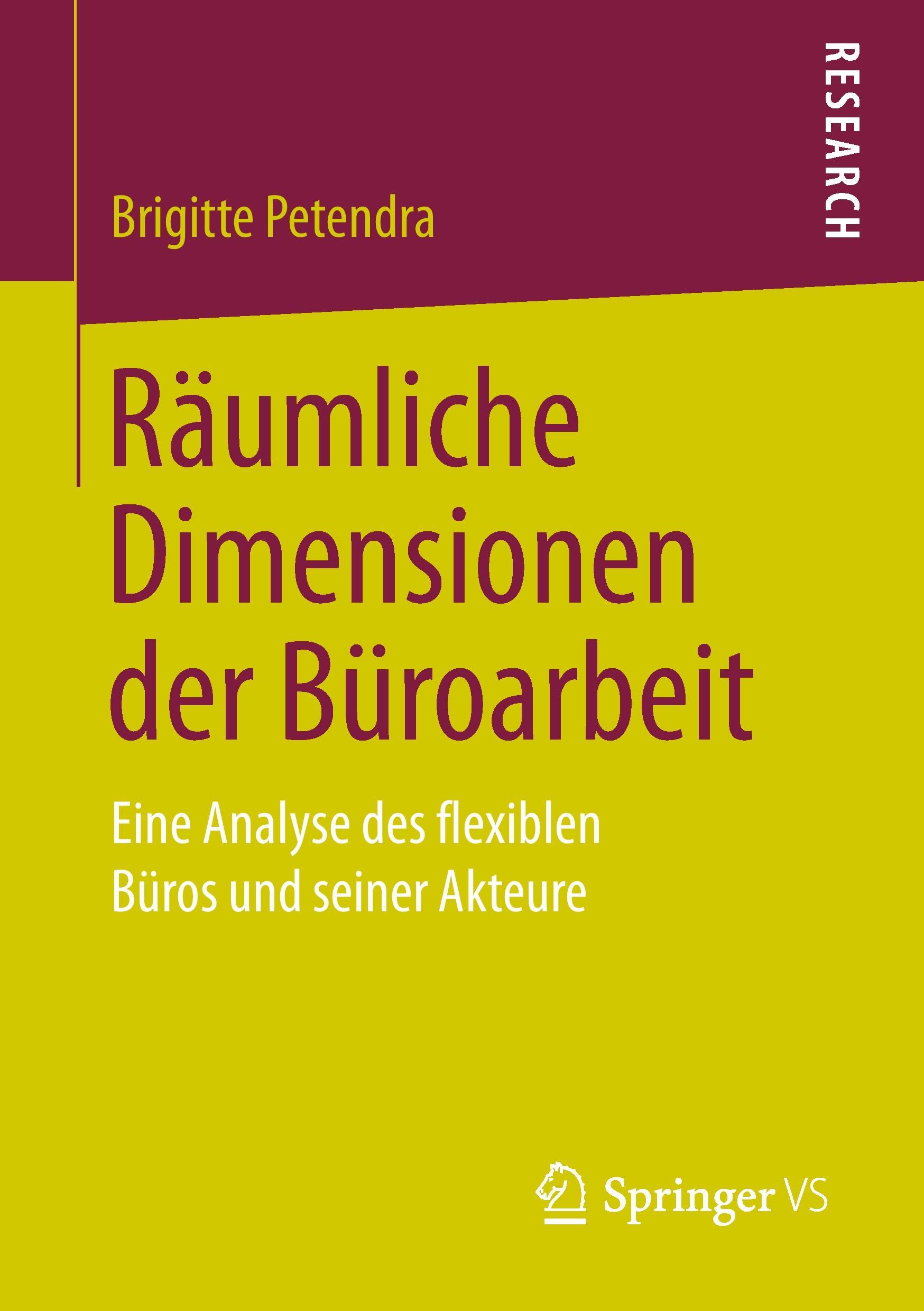 Vorderes Coverbild Räumliche Dimensionen der Büroarbeit