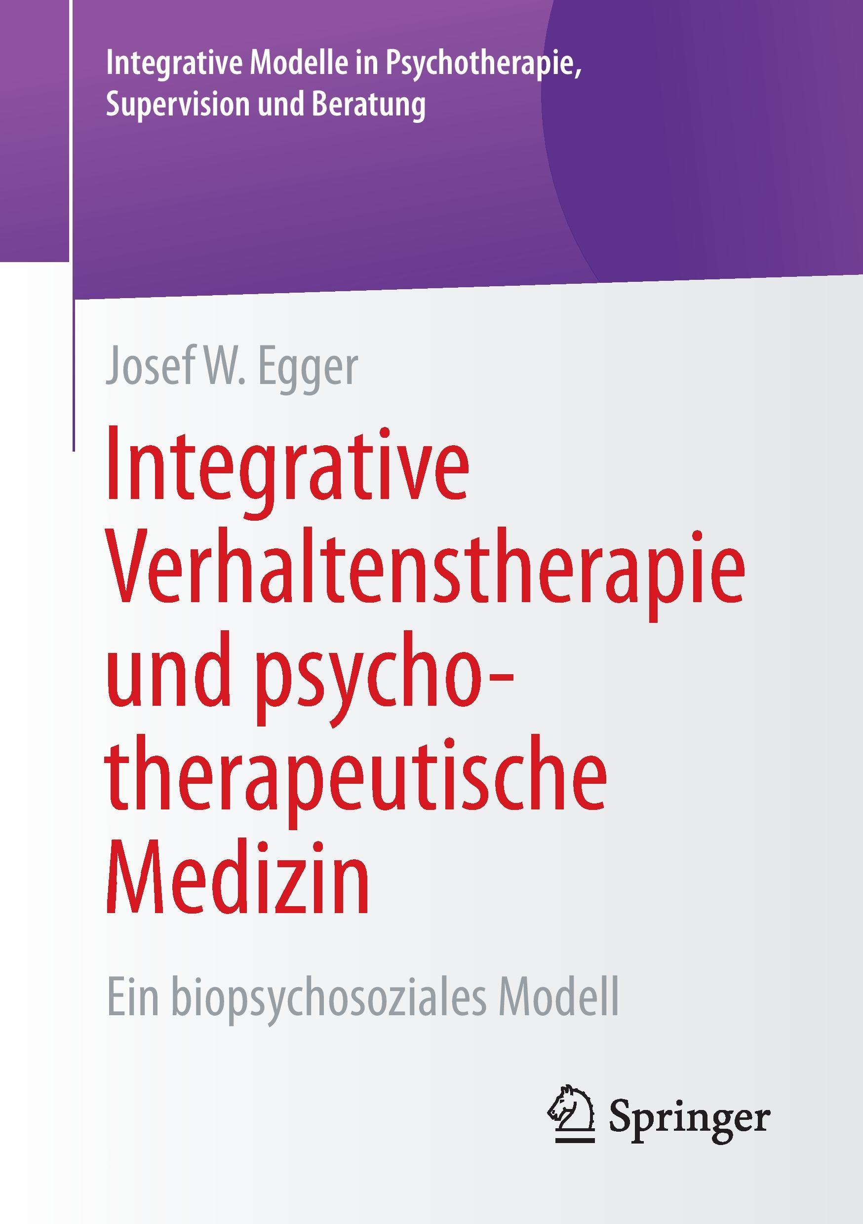 Vorderes Coverbild Integrative Verhaltenstherapie und psychotherapeutische Medizin