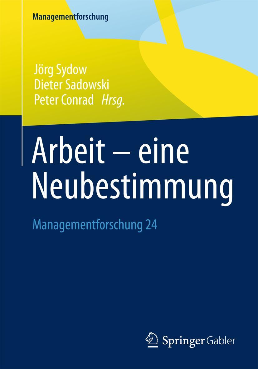 Vorderes Coverbild Arbeit - eine Neubestimmung