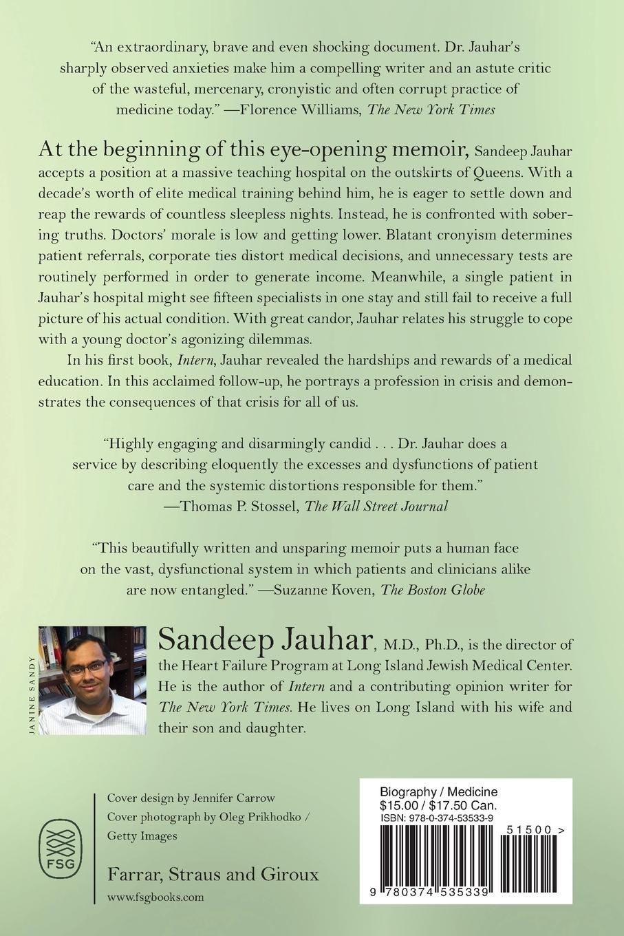 Rückseitencover Doctored: The Disillusionment of an American Physician