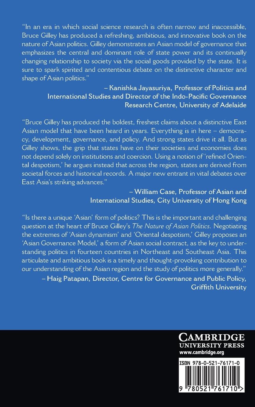 Rückseitencover The Nature of Asian Politics