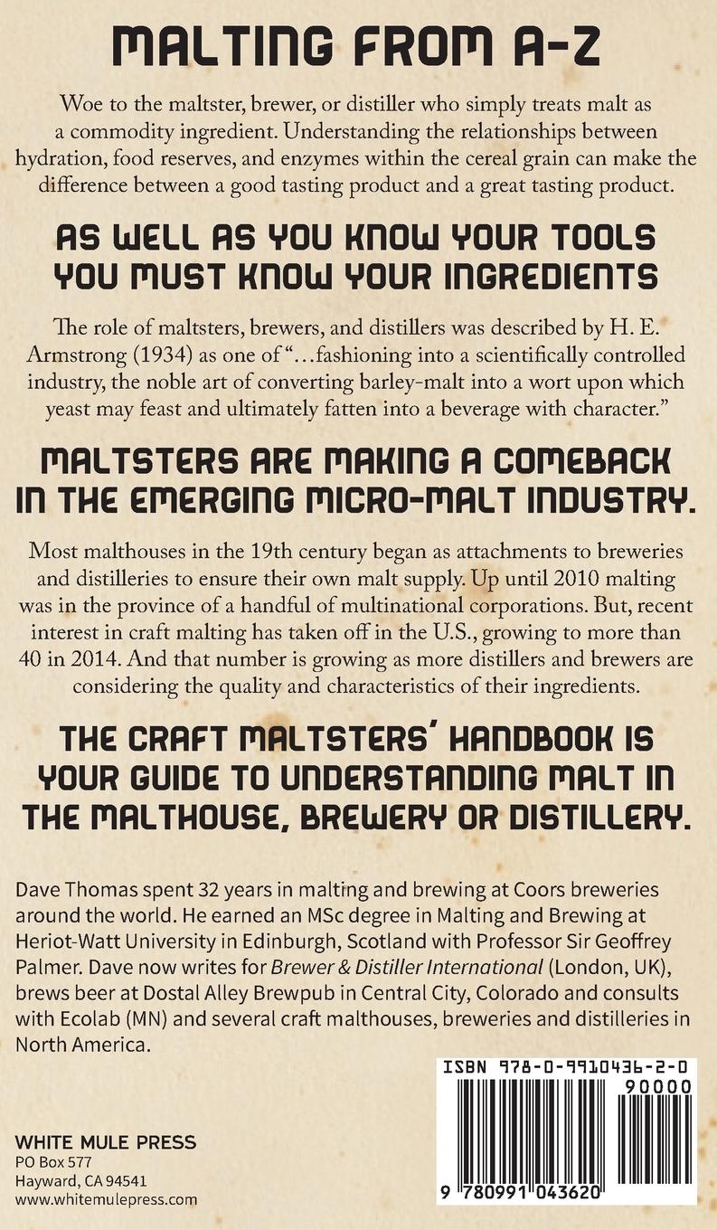 Rückseitencover The Craft Maltsters' Handbook