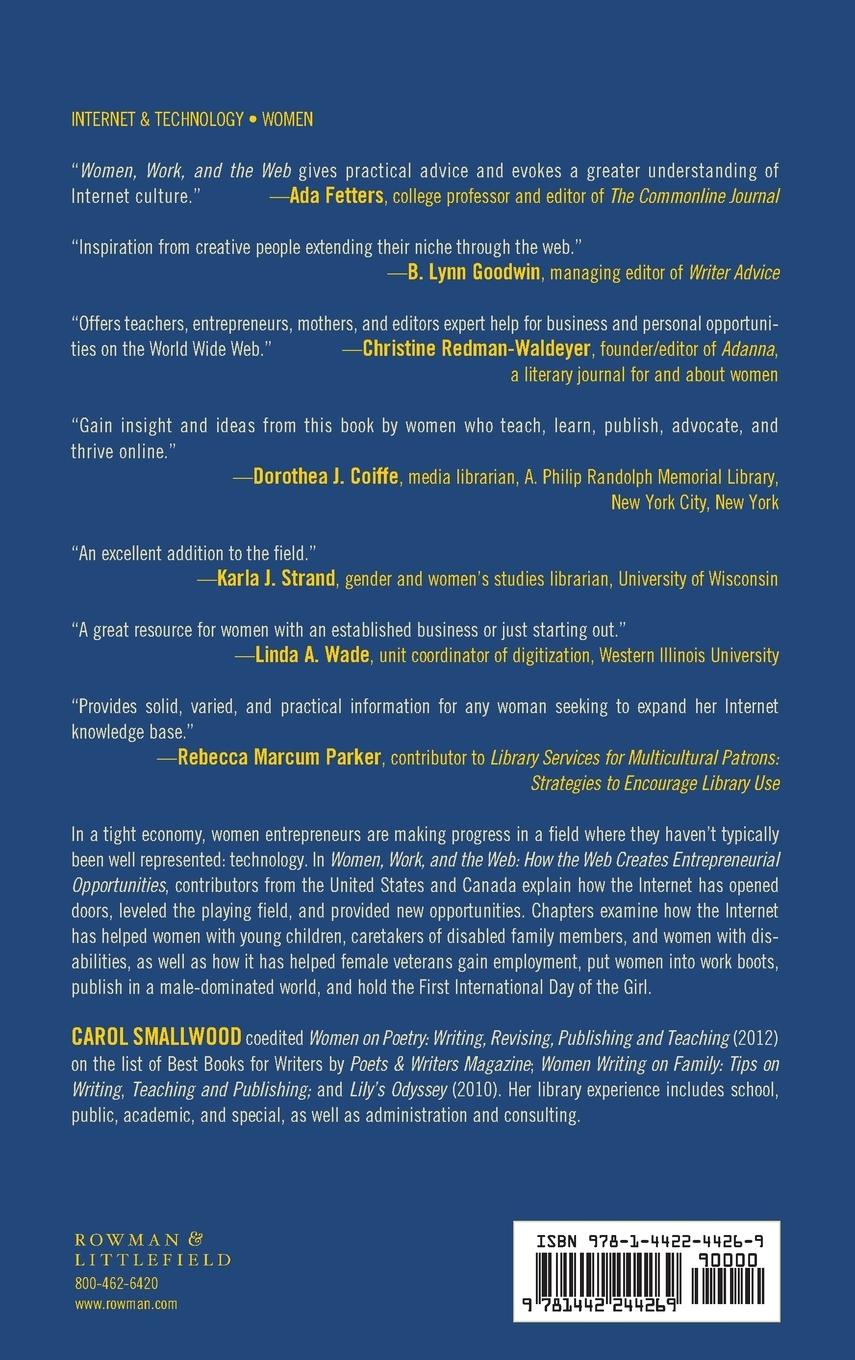 Rückseitencover Women, Work, and the Web
